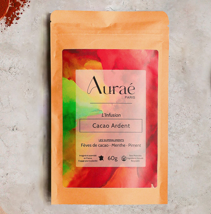 Cacao Ardent - Infusion Feves de Cacao, Menthe, Piment
